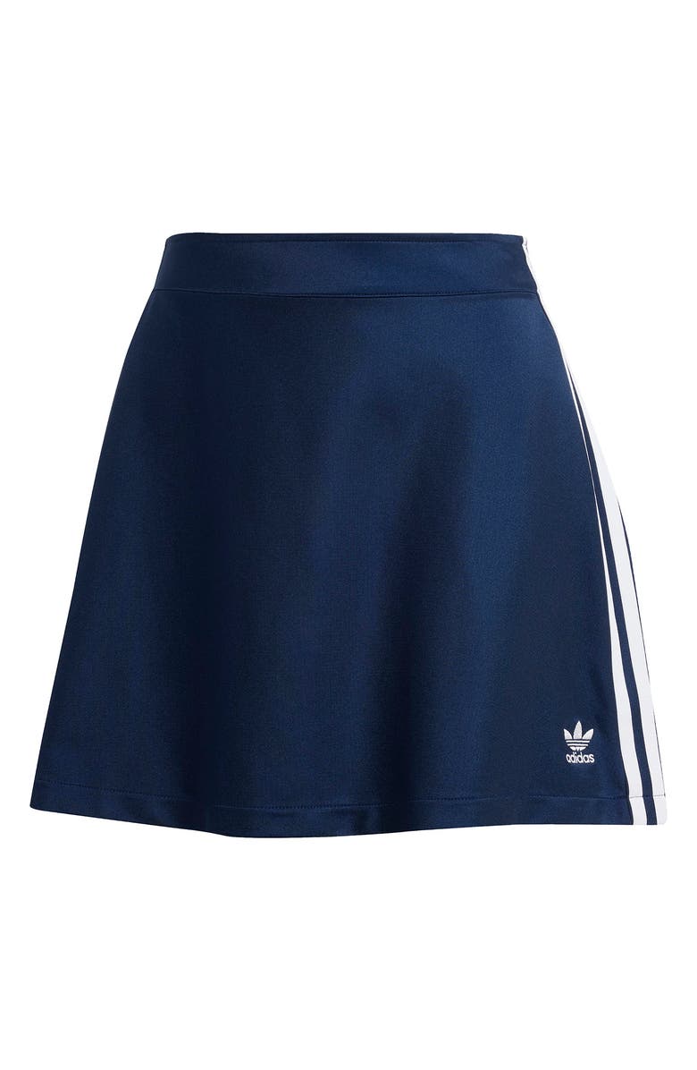 adidas Originals Adicolor 3-Stripes Miniskirt, Alternate, color, Night Indigo
