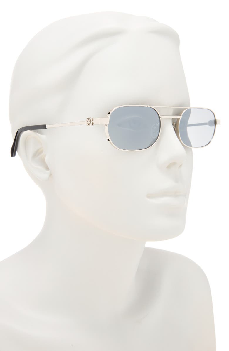 Vaiden 55mm Double Bridge Oval Sunglasses