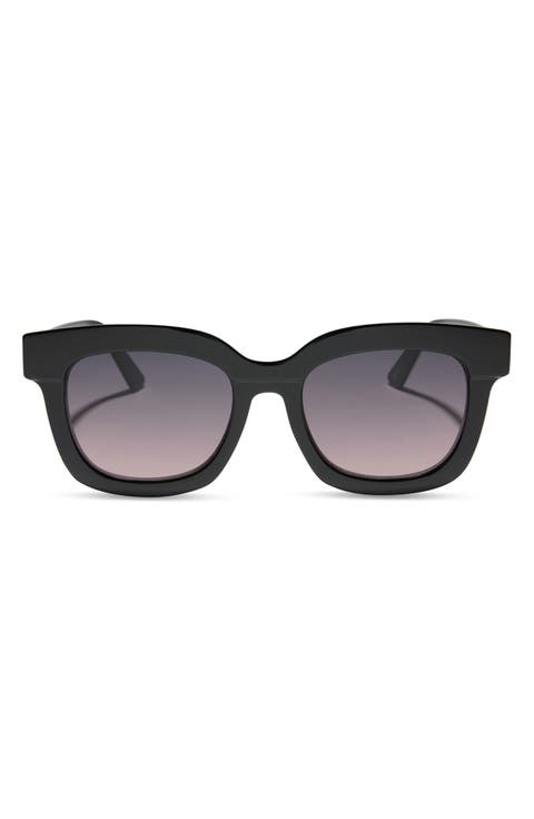 Melody 56mm Polarized Gradient Square Sunglasses