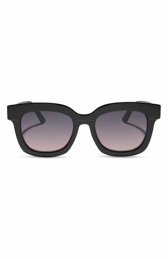 DIFF Melody 56mm Polarized Gradient Square Sunglasses
