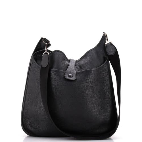 Pre-owned Hermes Hermes Evelyne Bag Gen Ii Clemence Tgm In Black