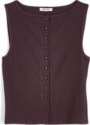 Madewell Rib Crewneck Vest Tank