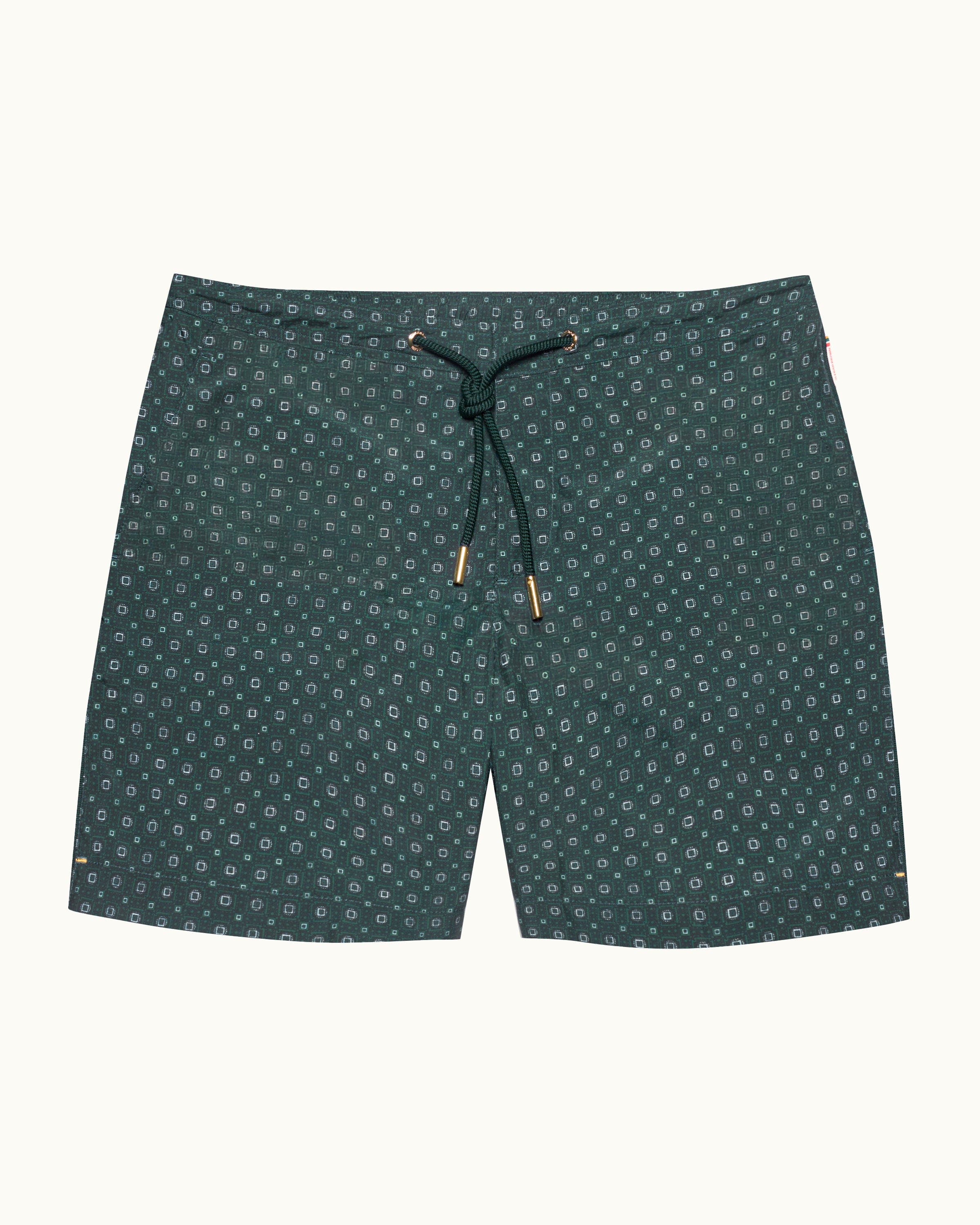 Orlebar Brown Bulldog Drawcord Tailored-fit Swim Shorts In Tarragon Green