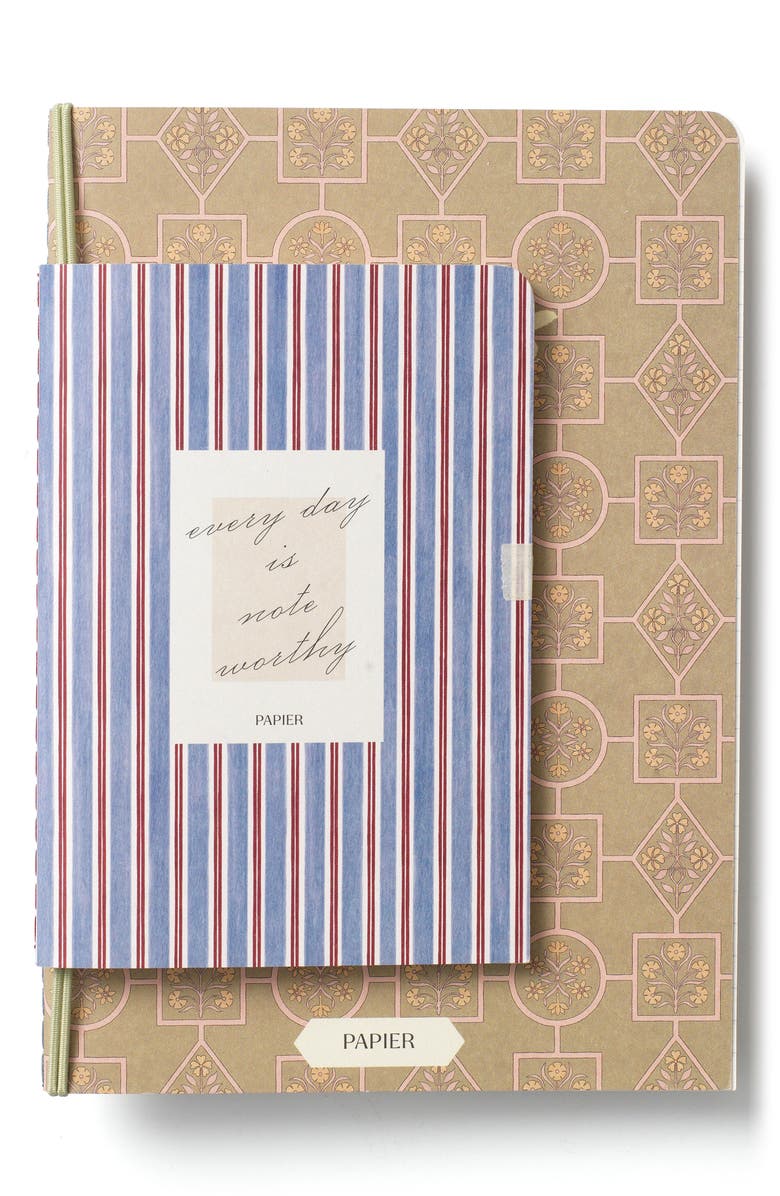 Papier Stripes 2-Pack Softcover Notebooks, Main, color, 