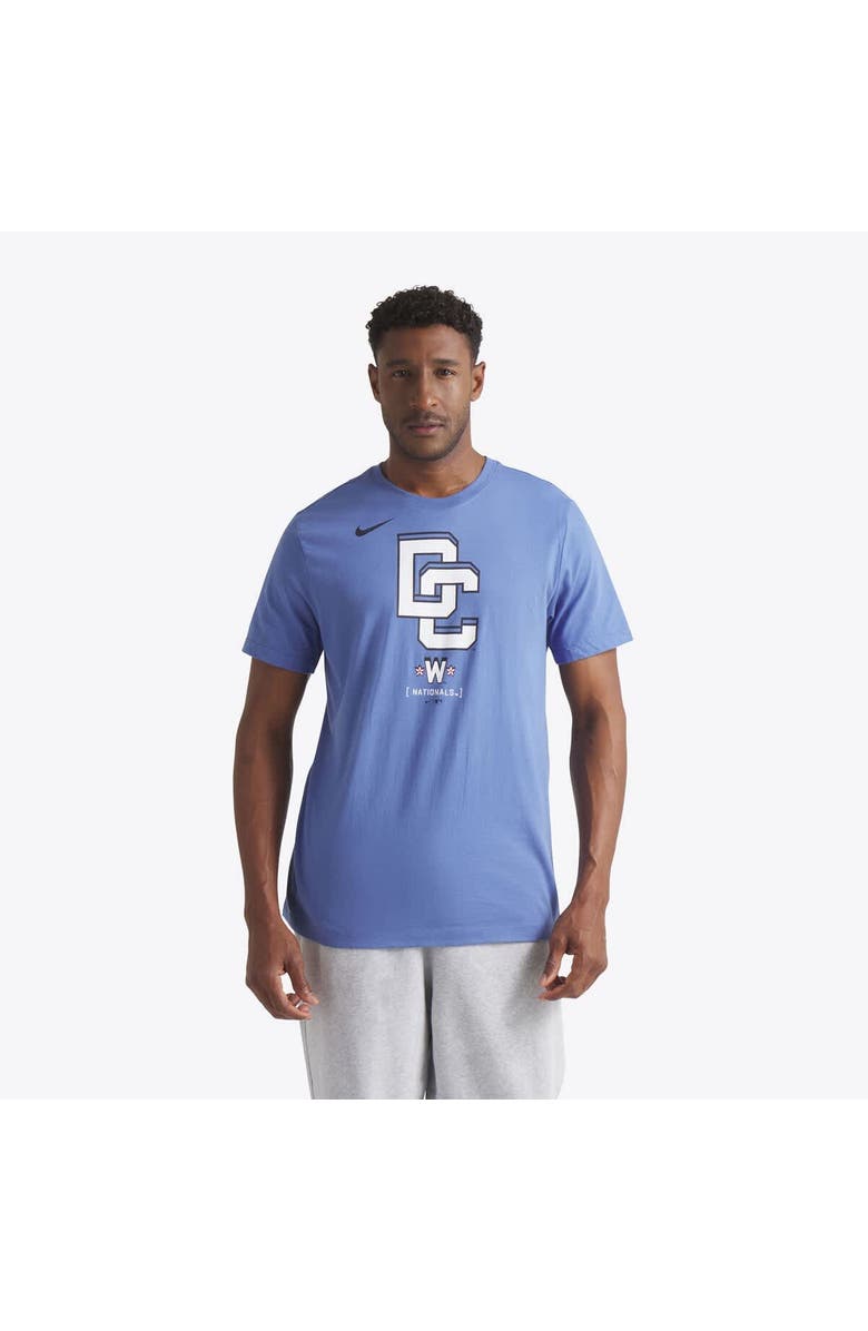 Nike Men's Nike Blue Washington Nationals 2025 City Connect Logo T-Shirt, Alternate, color, Blue