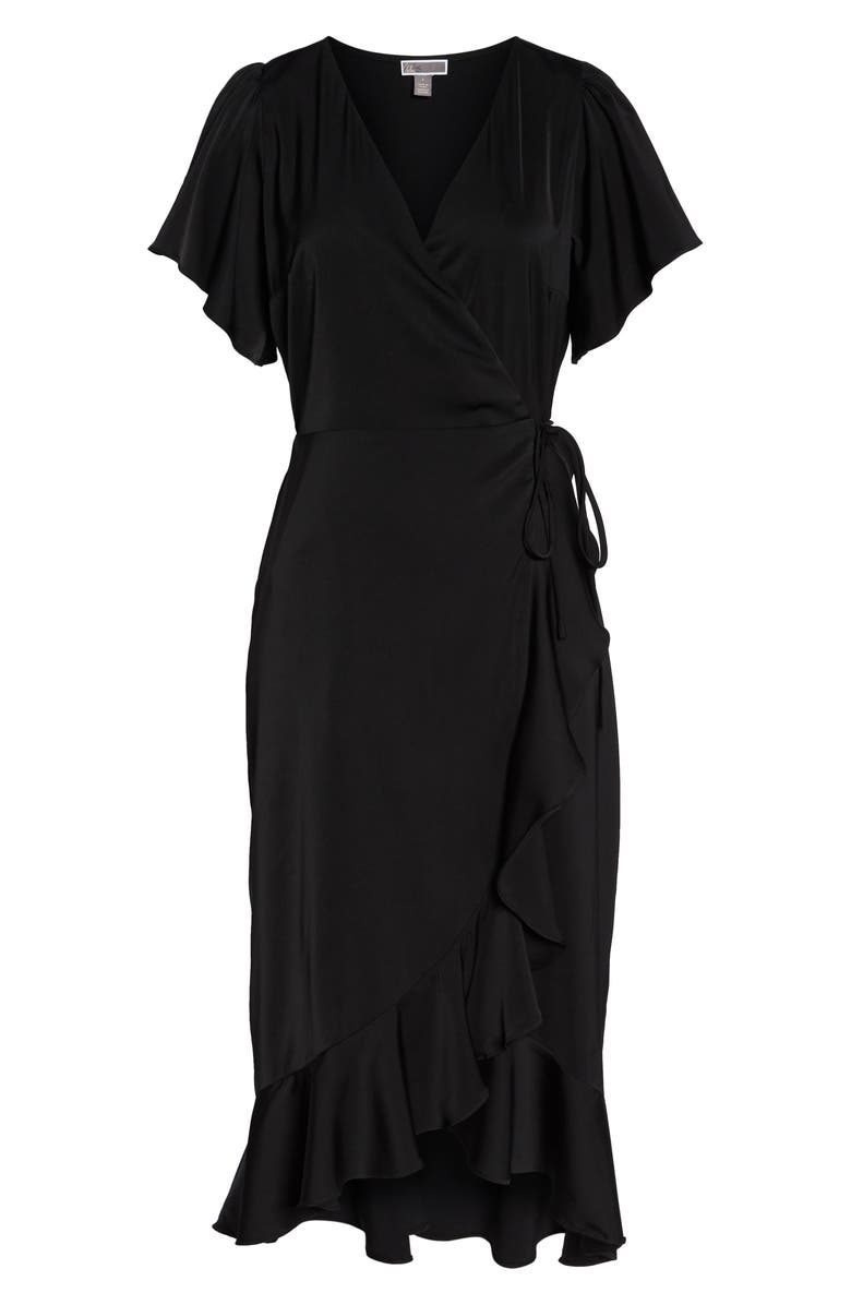 Chelsea28 Midi Ruffle Wrap Dress, Alternate, color,