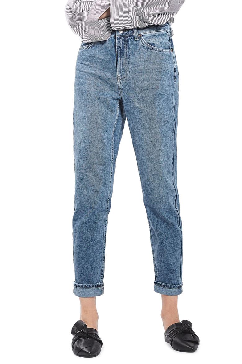 Mom Jeans, Main, color, LIGHT DENIM