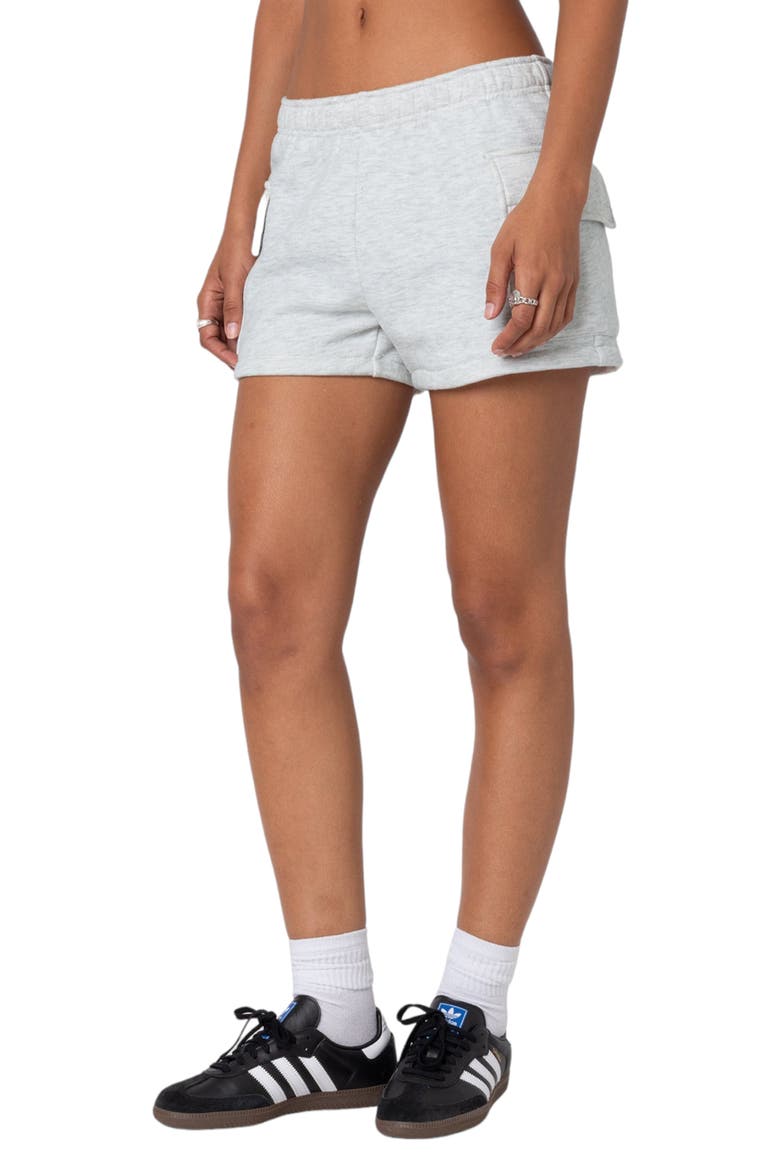 Garnet Cargo Sweat Shorts, Alternate, color, LIGHT-GRAY