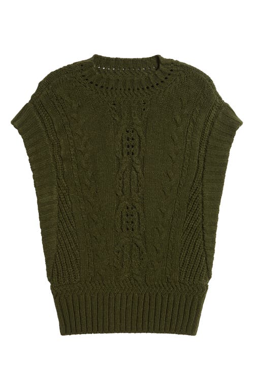 Wit & Wisdom Cable Stitch Sweater In Wintergreen