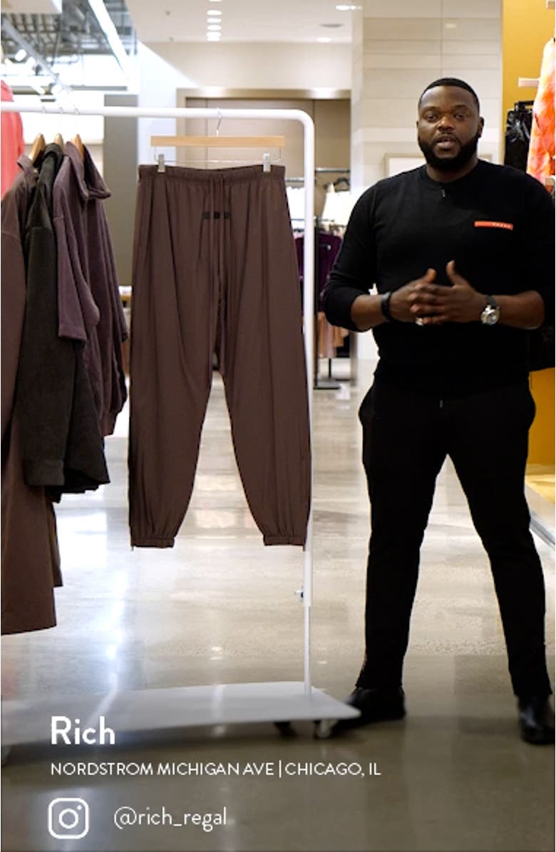 Stretch Nylon Track Pants, sales video thumbnail