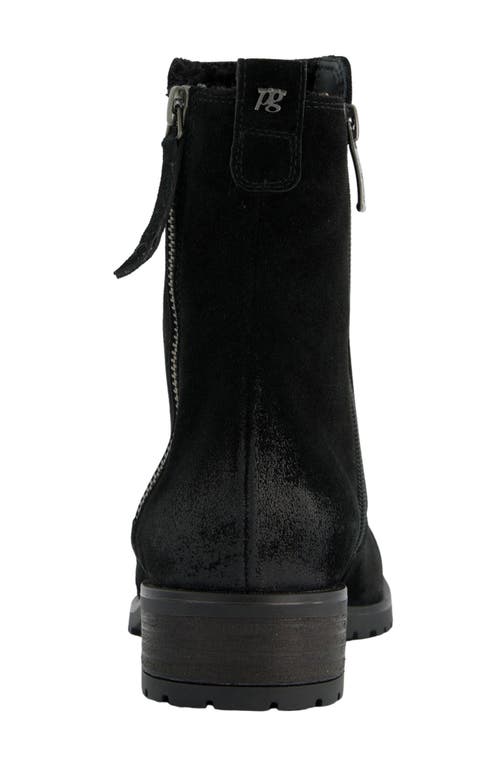 Paul Green Cheyenne Faux Fur Lined Bootie In Animal Print