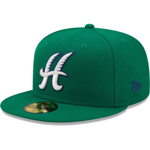 Men's New Era Green Hartford Yard Goats Alternate Logo Authentic Collection 59FIFTY Fitted Hat