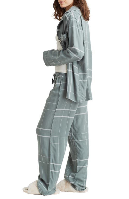 Papinelle Plaid Pajamas In Moss