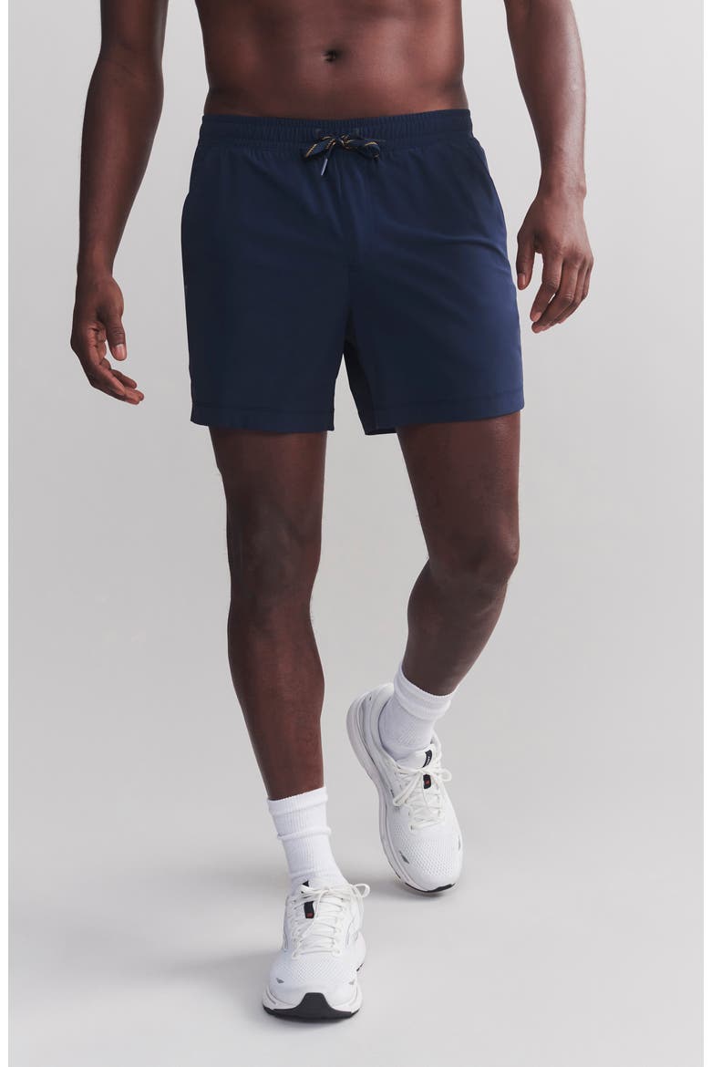 Pursuit 5-Inch Unlined Training Shorts, Main, color, TRUE NAVY