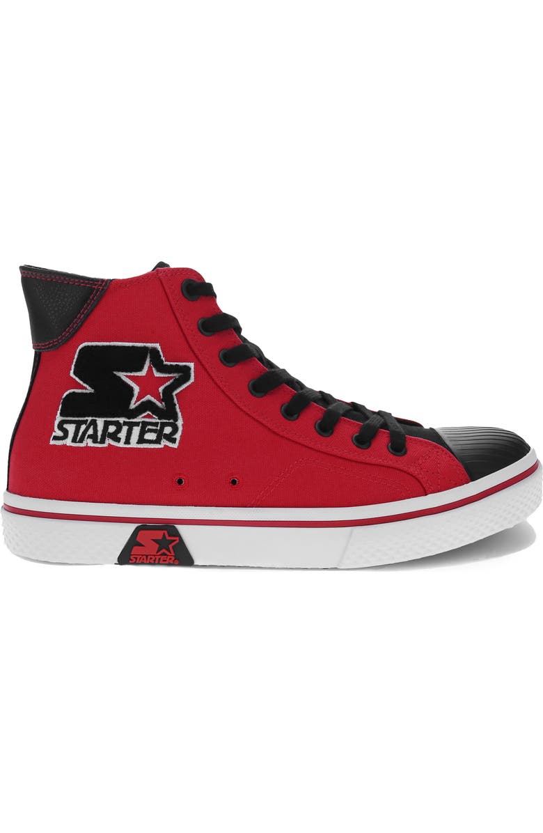 STARTER Tradition 71 High Top Sneaker, Alternate, color, Red/ Black