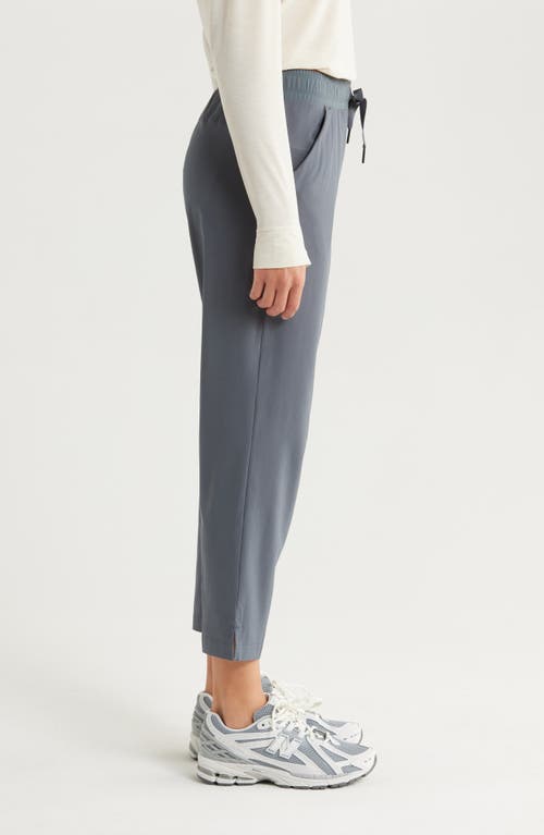 Free Fly Breeze Drift Drawstring Crop Pants In Blue