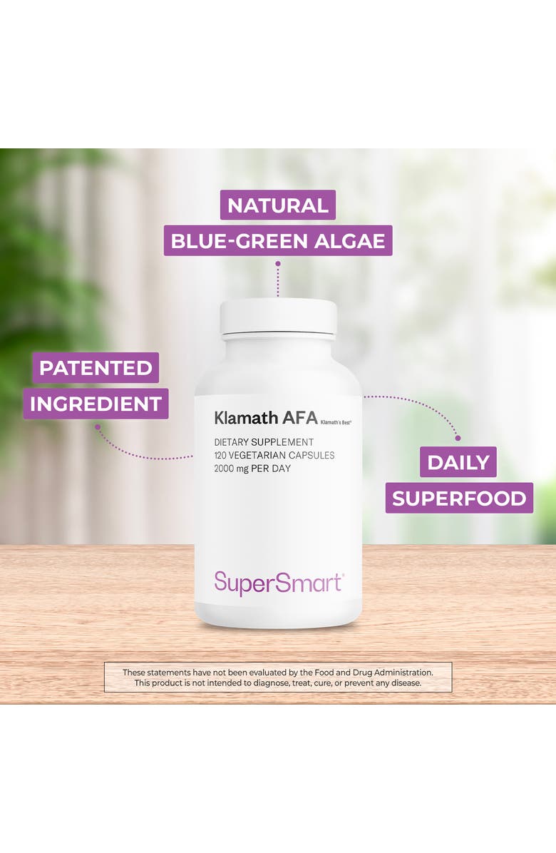 SuperSmart Klamath AFA 1000 mg per Day, Alternate, color, NO COLOR