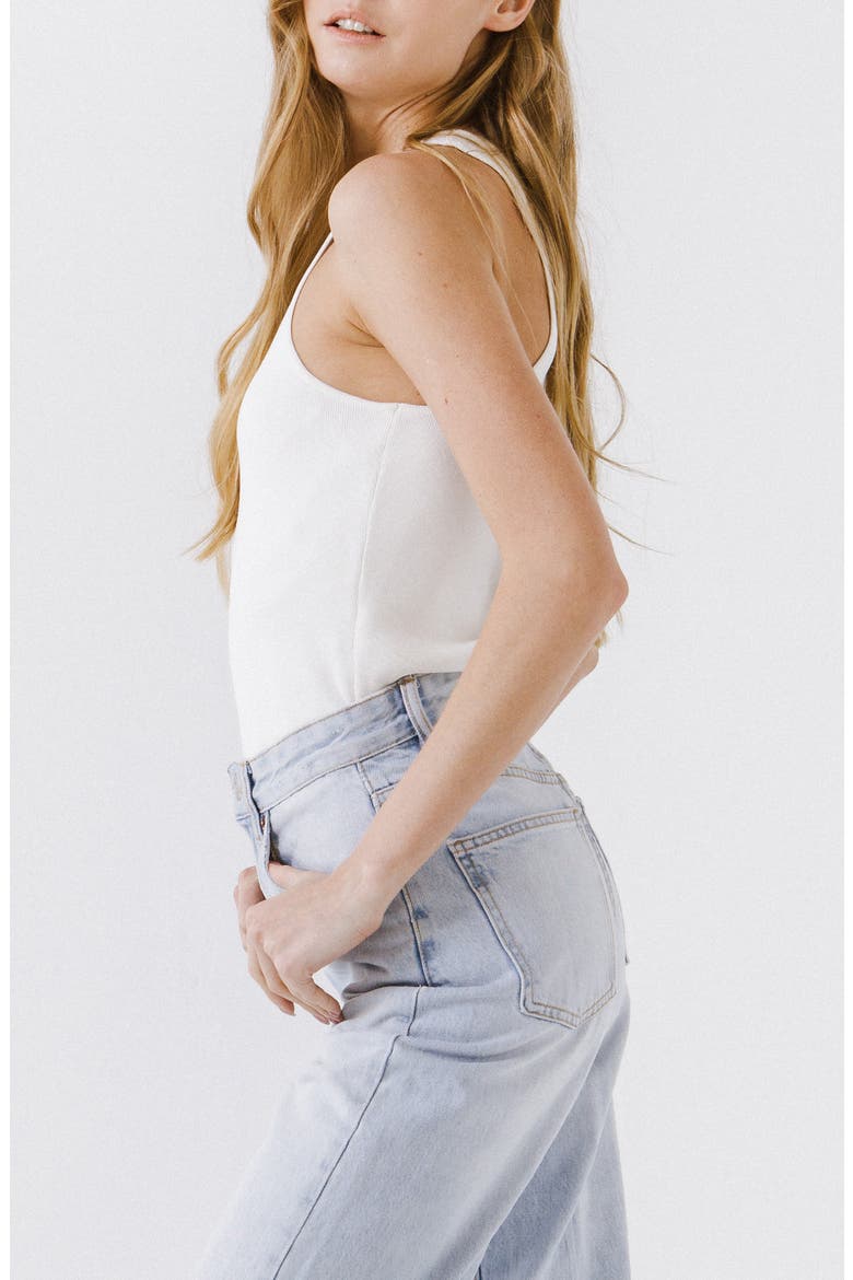 Racerback Rib Tank, Alternate, color, WHITE