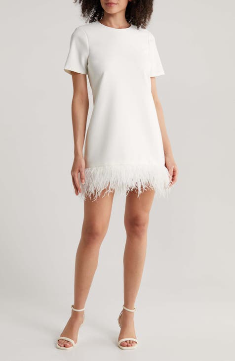 Feather White Dresses Nordstrom