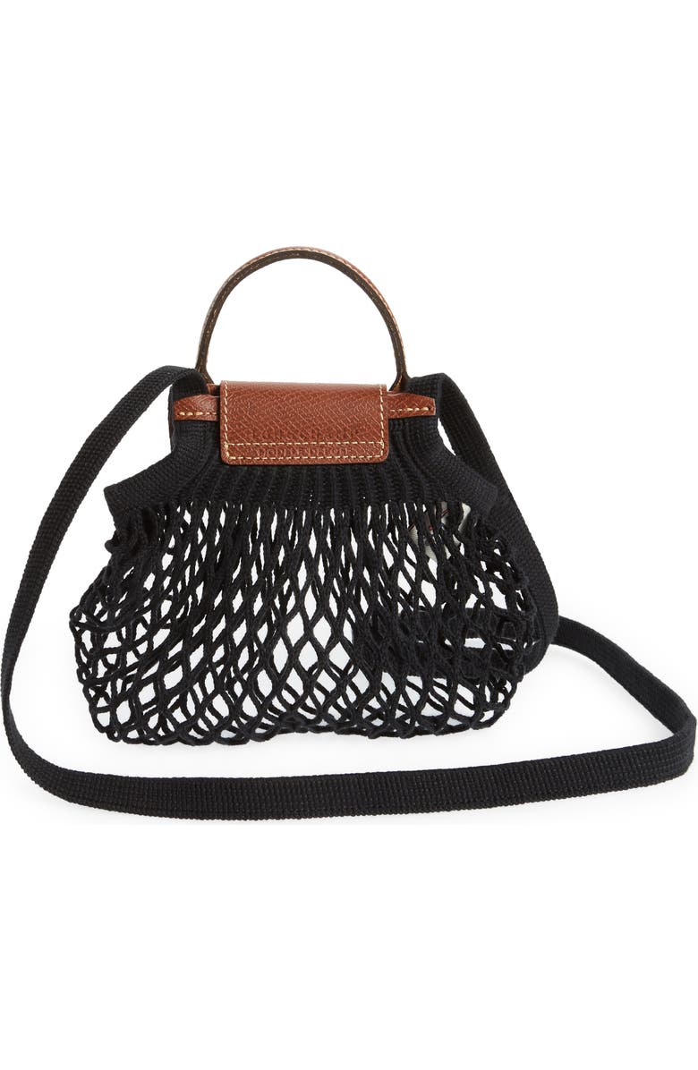 Longchamp Le Pliage Extra Small Filet Knit Shoulder Bag, Alternate, color,