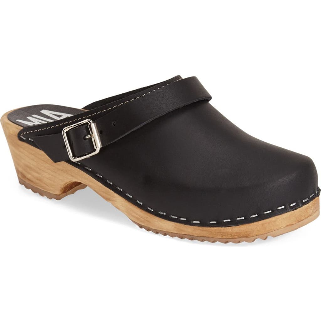 MIA 'Alma' Clog in Black Leather  product