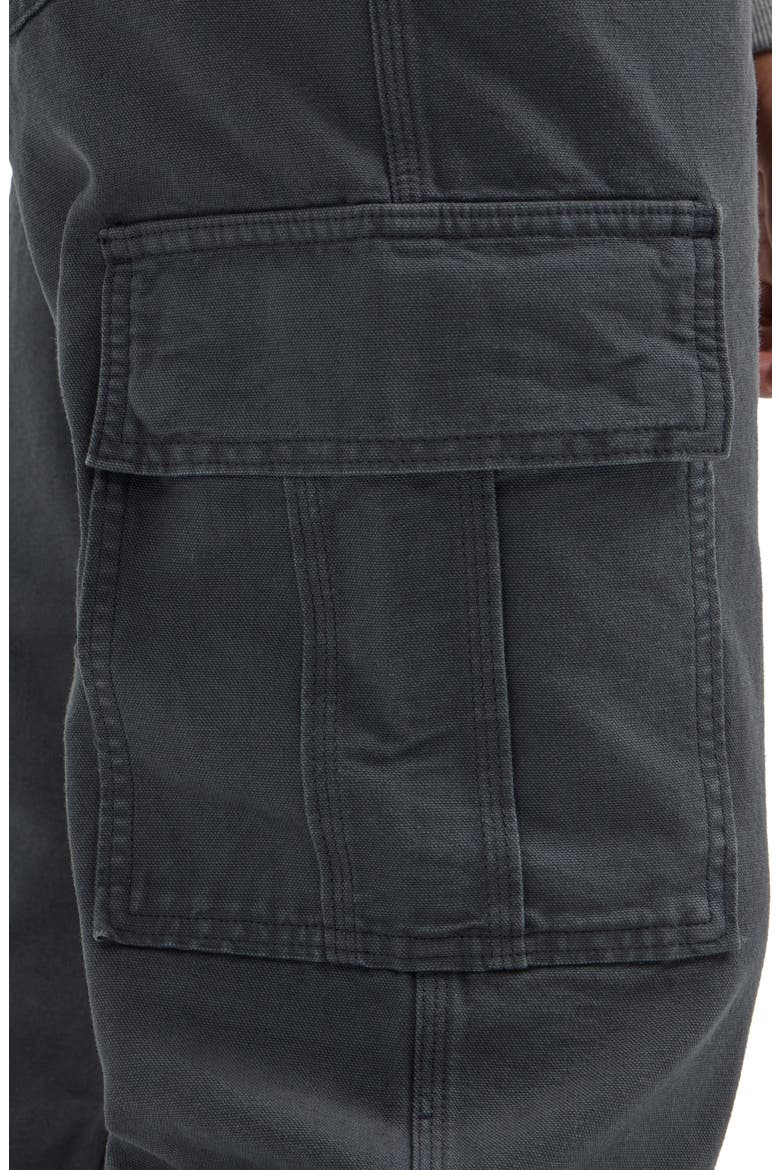 Workwear Loose Canvas Cargo Pants, Alternate, color, DARK MUTED GRAY