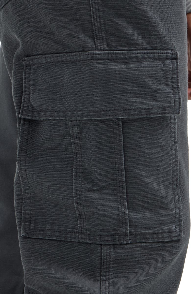 Lee Workwear Loose Canvas Cargo Pants, Alternate, color, Dark Muted Gray
