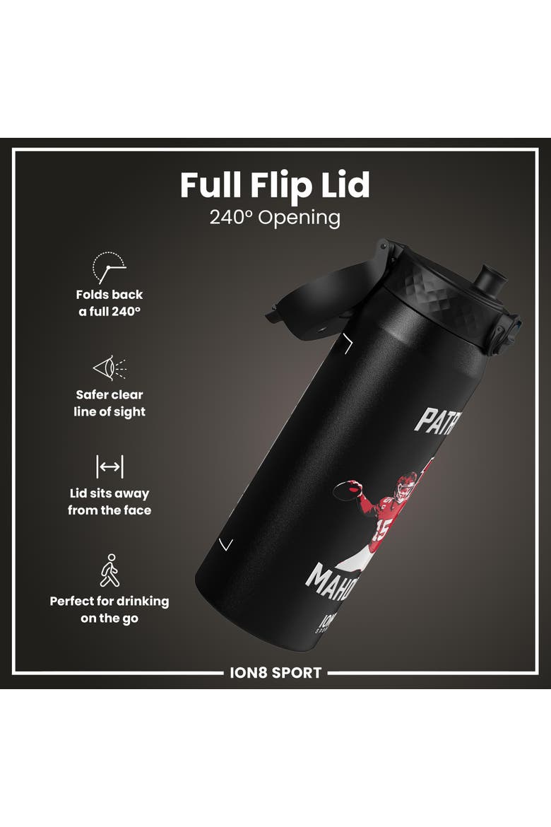 NFL PA Thermal Steel ION8 Water Bottle - Locked in Series, Alternate, color, 15