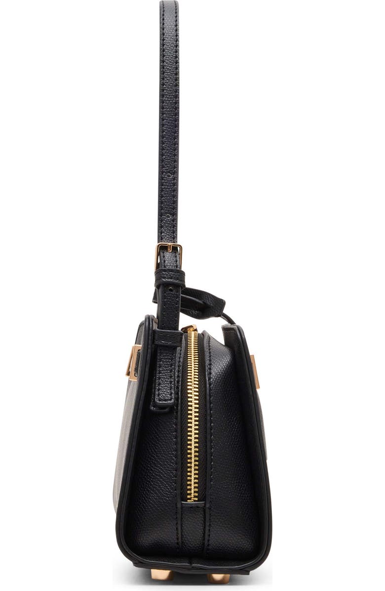 Anne Klein Belted Shoulder Bag, Alternate, color, Black