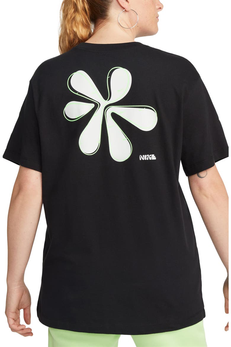 Women's Logo Graphic Tee, Alternate, color, BLACK