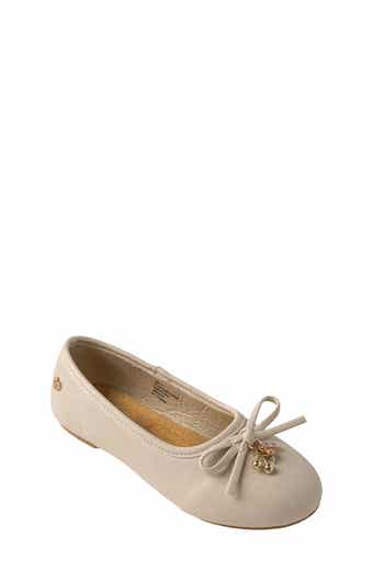 Kids' Faux Leather Ballet Flat