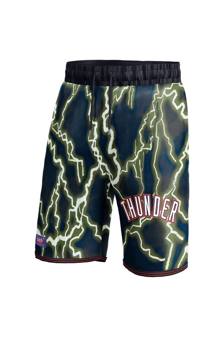 Unisex NBA & KidSuper Studios by Fanatics Black Oklahoma City Thunder Hometown Shorts, Alternate, color, Black