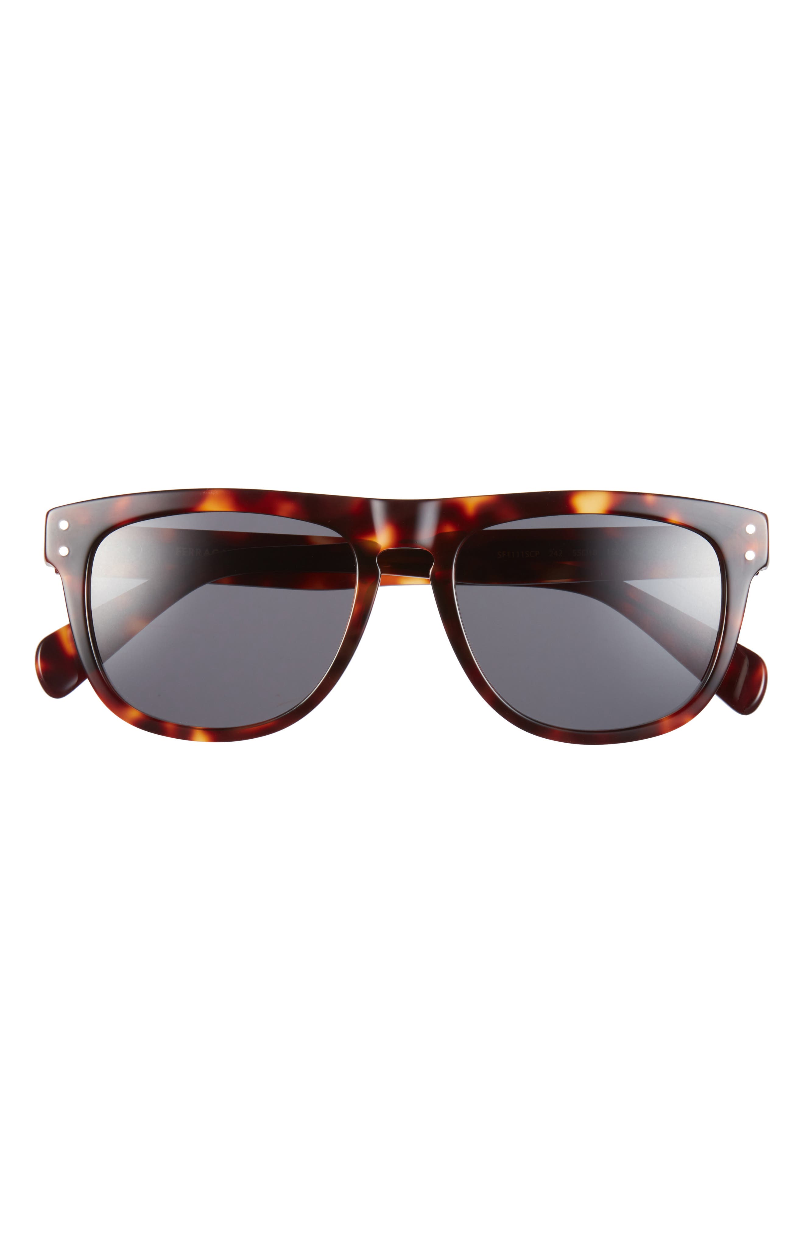 FERRAGAMO 55mm Gancini Teacup Sunglasses