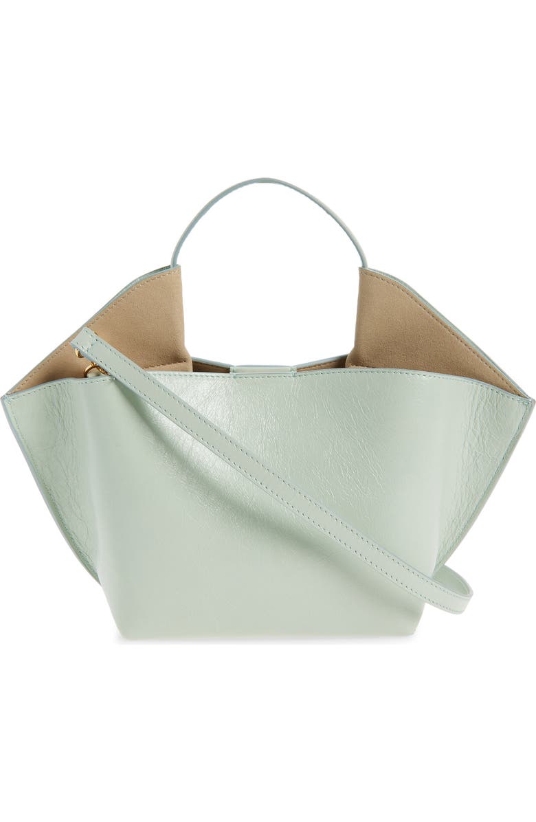 Ree Projects Mini Ann Leather Tote, Alternate, color, Ice Blue