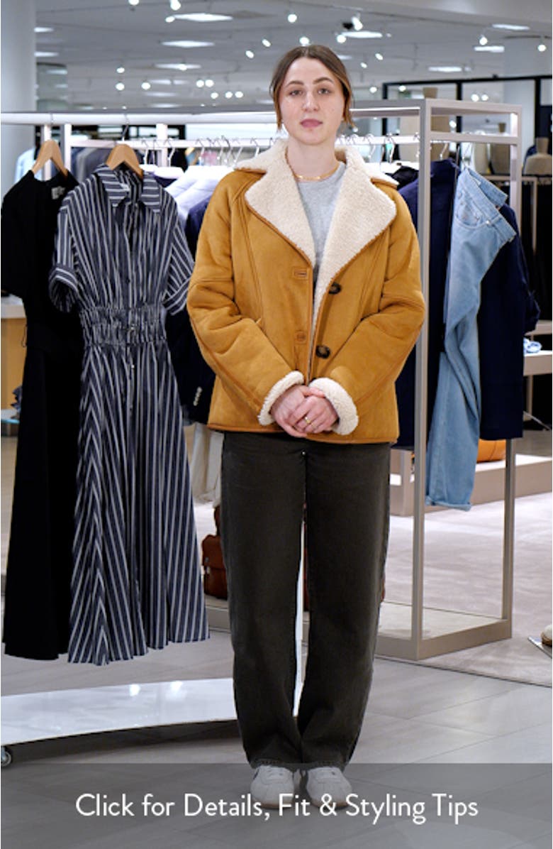 Faux Suede & Faux Shearling Jacket, sales video thumbnail