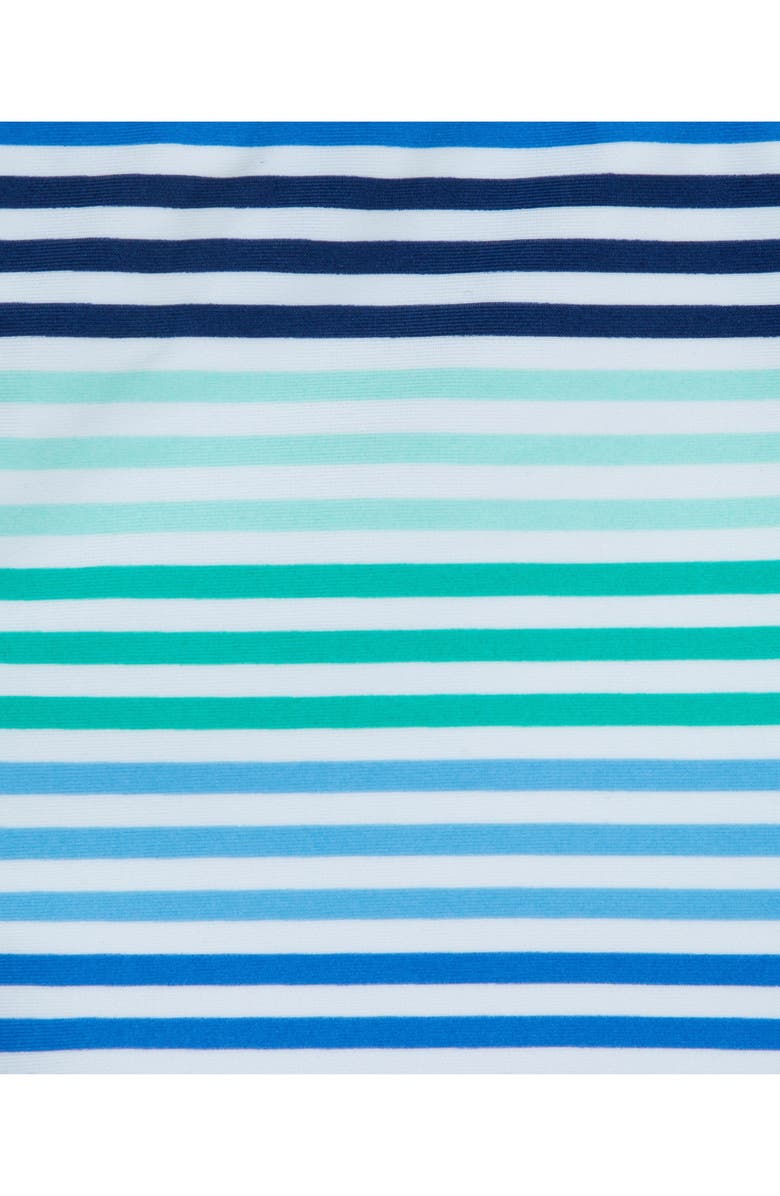 Little Me Anchor UPF 50+ Rashguard & Shorts Set, Alternate, color, Green