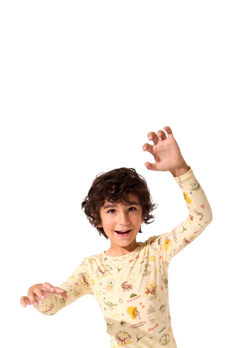 Kids' Jurassic Park Origins Set of 2 Piece Pajamas, Alternate, color, Jurassic Park: Origins