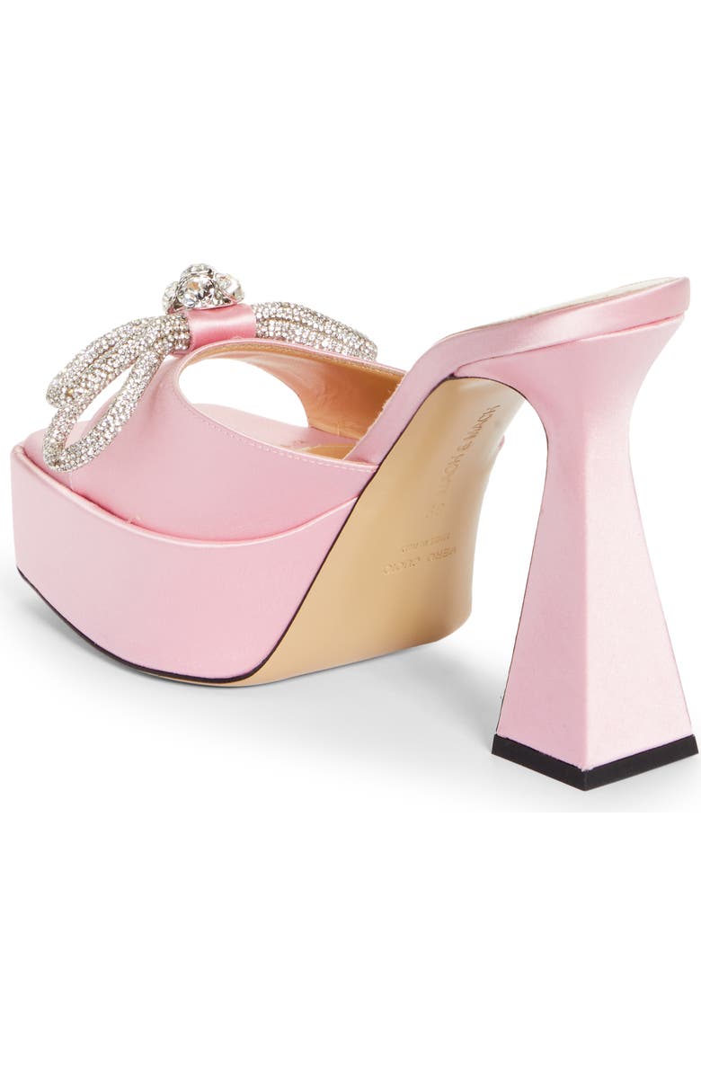 Mach & Mach Double Bow Platform Slide Sandal, Alternate, color,