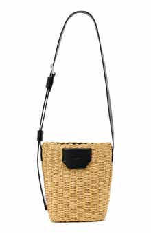 Alba Straw Crossbody Bag