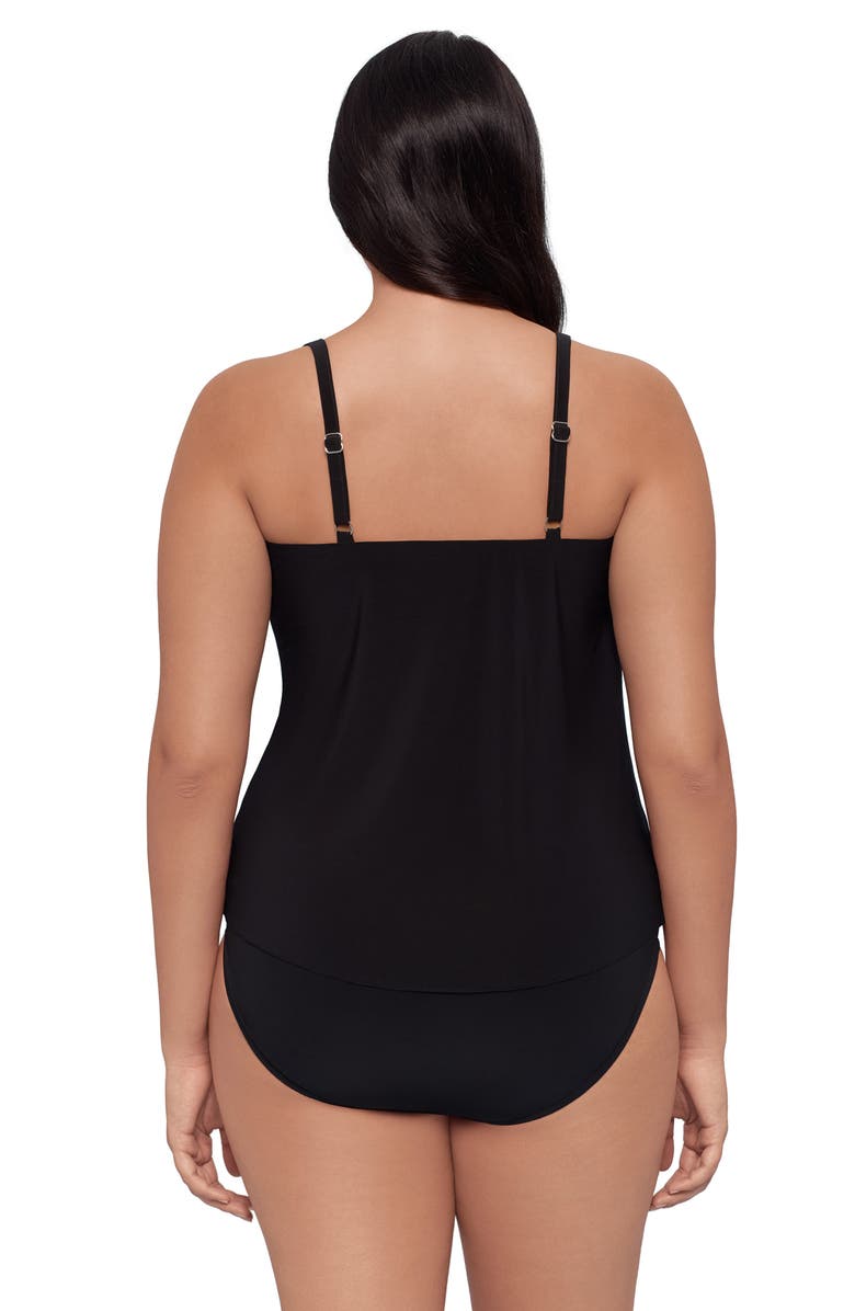 Trimshaper Hank Handkerchief Tankini Swimsuit Top, Alternate, color, Garden Variety