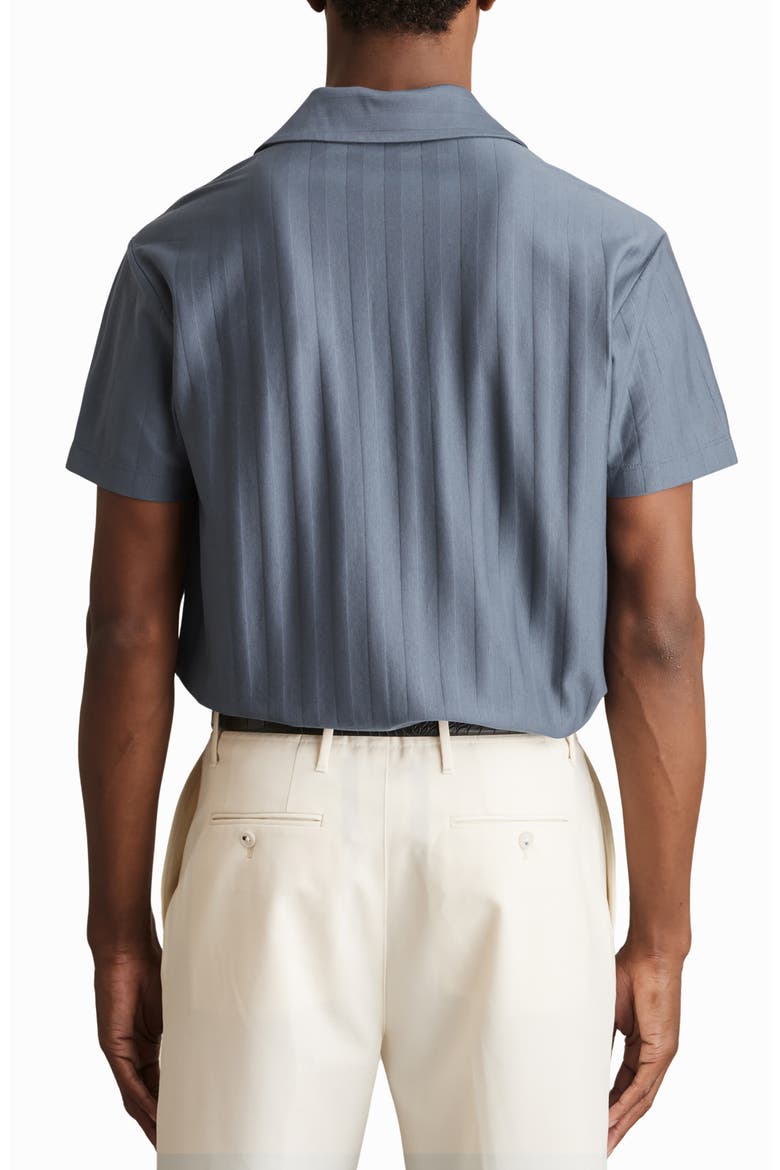 Sampson Short Sleeve Woven Shirt, Alternate, color, AIRFORCE BLUE