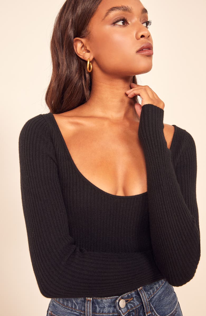 Reformation Mia Cashmere & Wool Sweater, Alternate, color,