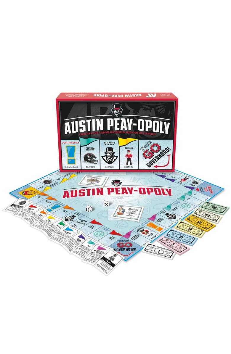Late for the Sky University Austin Peayopoly Monopoly Board Game, Alternate, color, Multicolored