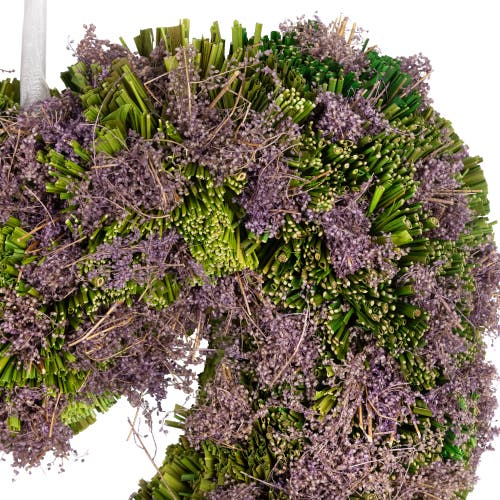 Northlight Moss And Twig Valentine's Day Heart Artificial Wreath In Purple