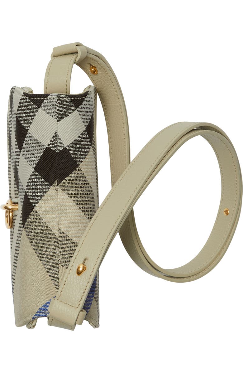 Burberry Mini Rocking Horse Jacquard Check Crossbody Bag, Alternate, color,