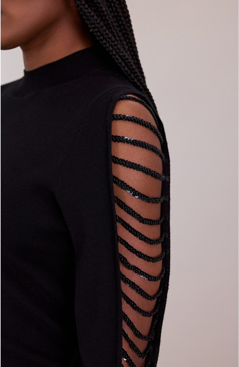 Anne Fontaine Parfum Top, Alternate, color, Black