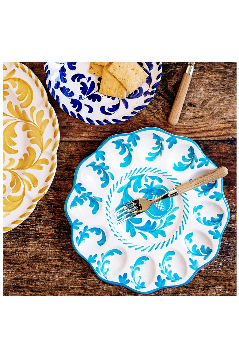 Arezzo Egg Platter, Alternate, color, TURQUOISE/AQUA