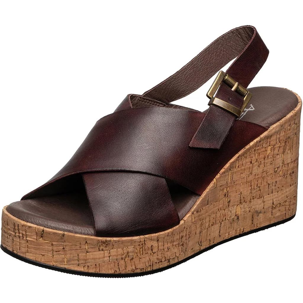 Antelope Aly Wedge Platform Sandal In Brown