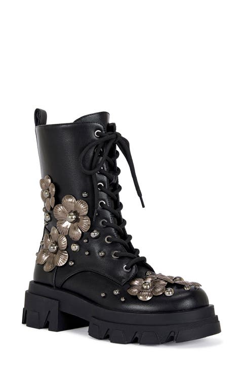 Orquidea Studded Platform Boot (Women)
