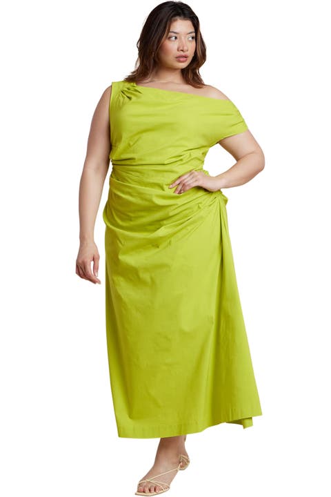 One Shoulder Maxi Dress (Plus)